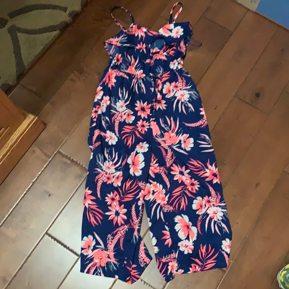 Pink and navy blue romper from Japna Kids
